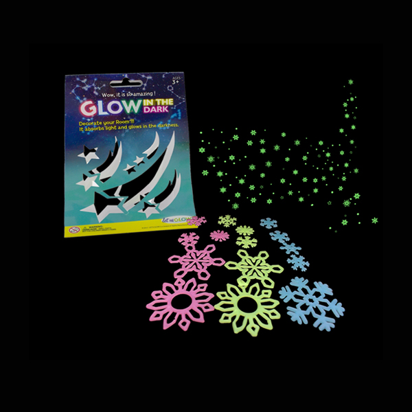 Snowflake-glow snowflake toy
