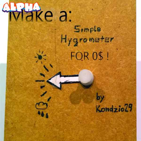 Alpha science classroom：Make Your Own Hygrometer