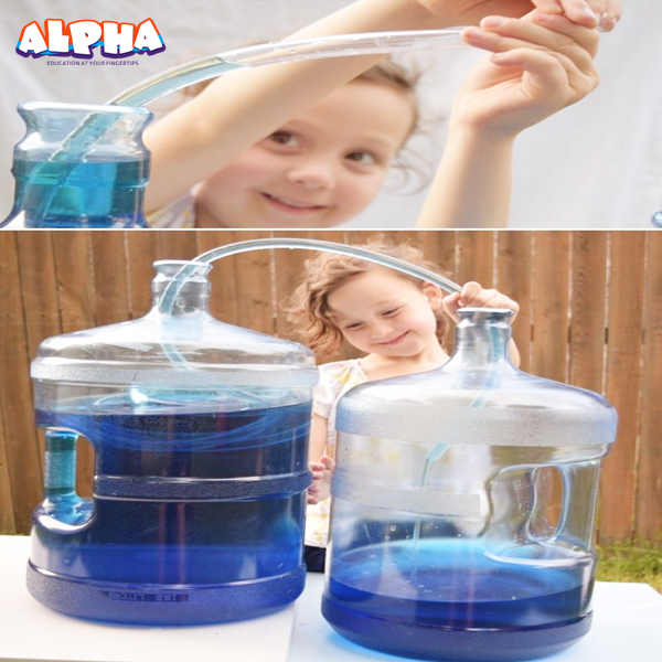  Alpha science classroom：Make a water siphon