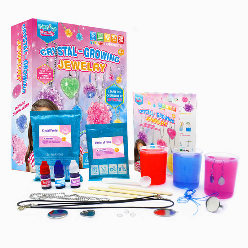 Crystal Growing Jewelry Kit|crystal science kit|crystal growing toys ...