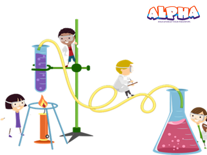 Alpha science classroo-Childrens science experiment