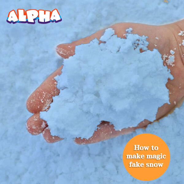 Alpha science classroom：How to make magical fake snow