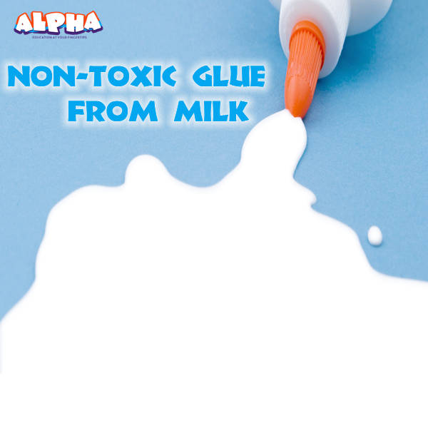Alpha science classroom：How to Make Non-Toxic Glue From Milk