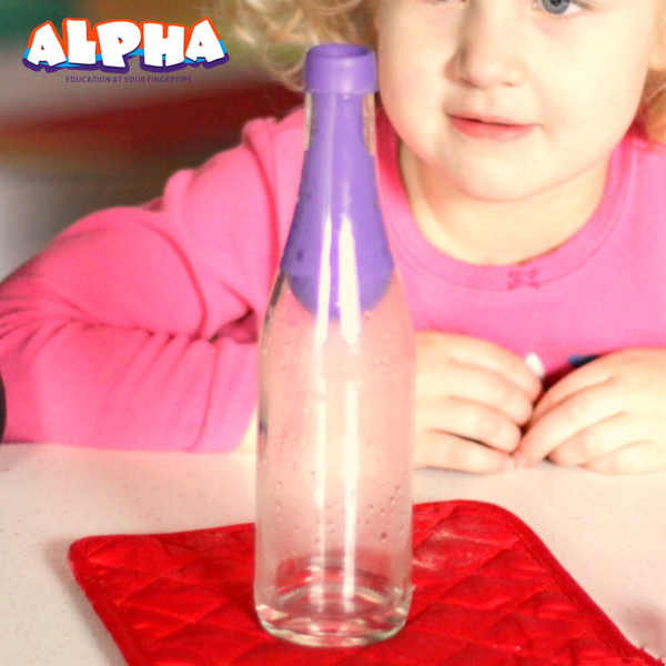 Alpha science classroom：Inverted Balloon in a Bottle