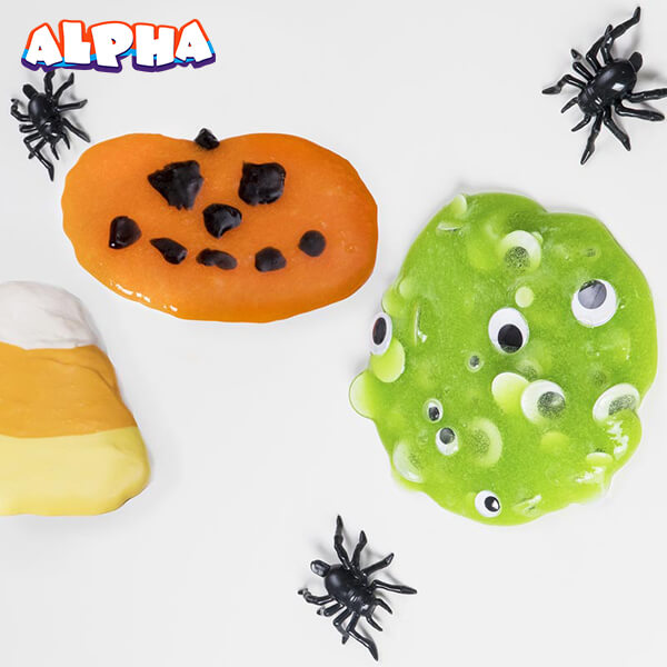 Alpha science classroom：DIY simple Halloween slime toys