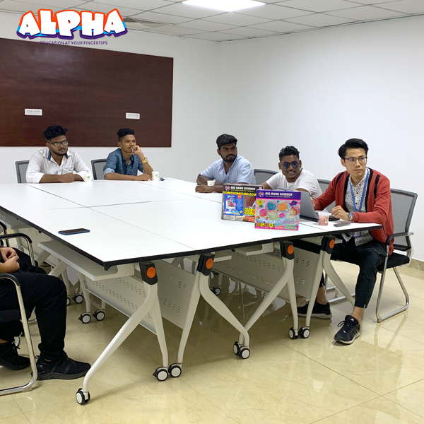 Alpha science toys attend the India trade fair