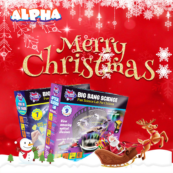 Alpha science toys: Merry Christmas to Children around the world 